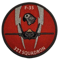 Patch 322 Squadron: Rode polly patch F-35