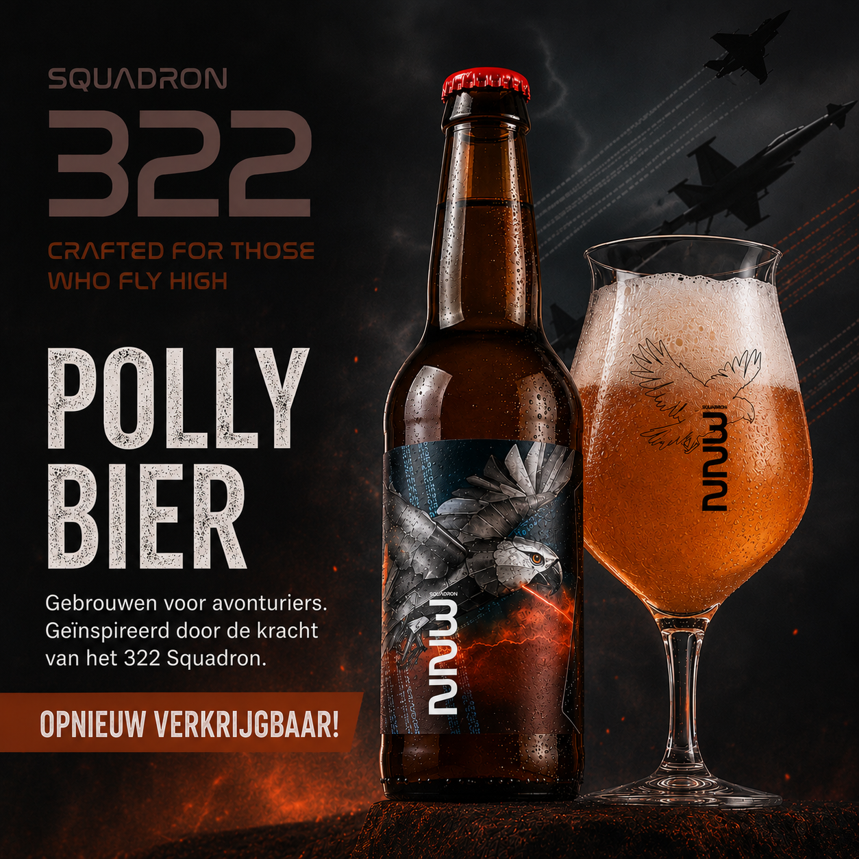 Merchandise 322 Squadron: Polly special beer